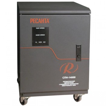 Стабилизатор релейный с цифровым дисплеем СПН-14000, Resanta (63/6/29) - Сварка.ONLINE